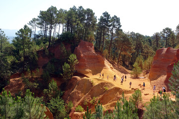 Ockerfelsen bei Roussillon