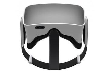 Virtual reality glasses isolated on white background. 3d rendering