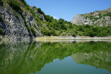 Mirrored waters of Uvac, Serbia