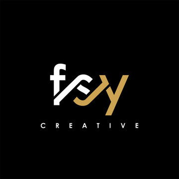 FSY Letter Initial Logo Design Template Vector Illustration