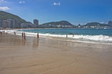 Rio de Janeiro, Copacabana beach view, Brazil, South America