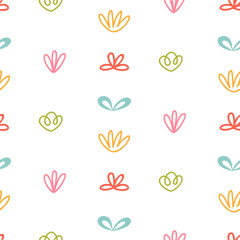 Cute birthday seamless pattern Nursery baby print