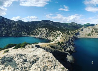 Fototapeta premium lake and mountains