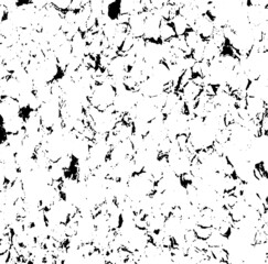 Rough black and white texture vector. Distressed overlay texture. Grunge background. Abstract textured effect. Vector Illustration. Black isolated on white background. EPS10