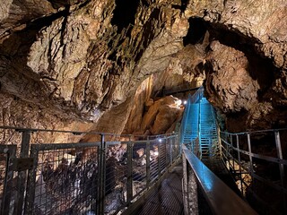 The Vallorbe caves or Grotte de l'Orbe (Grottes de Vallorbe or die Grotten von Vallorbe) - Canton...