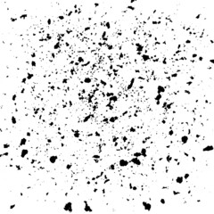 Abstract vector noise. Small particles of debris and dust. Distressed uneven background. Grunge texture overlay with fine grains isolated on white background. Vector illustration. EPS10.