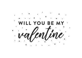 Will You Be My Valentine, Valentine's Day Background, Love Background, Love Greeting Card, Valentine's Day Card, Cute Invitation Card, Valentine's Day Card, Will You Be Mine, Print Out Vector Text