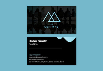 Printable Modern Business Card Layout