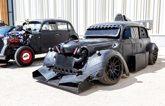 Décalcomanies Hot Rod Garage 1/18 Noir-blanc-argent - Pour Modélisme & Customisation - Neuf