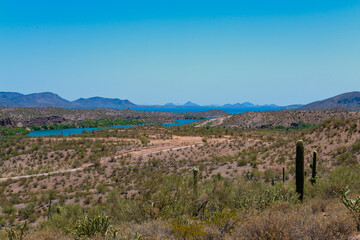 Fototapeta na wymiar Lake Pleasant, Arizona