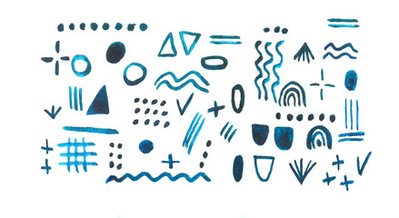 Abstract watercolor background illustration element 