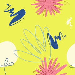 Modern aesthetic in a minimalist abstract pattern. Contemporary seamless background is suitable for festive banner, social media post, holidays card, poster.