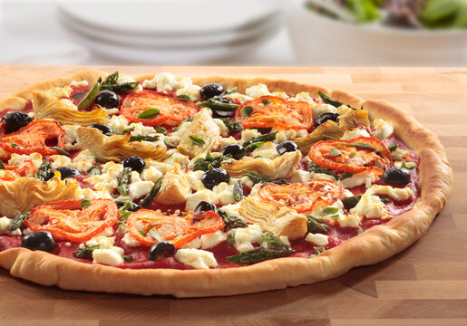 Pizza images for the food industry.