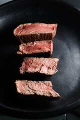 Cortes de carne en sus diferentes cocciones