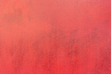 Abstract bright red painted old wall background