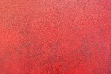 Abstract bright red painted old wall background