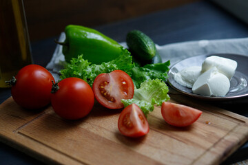 fresh vegetables on a table