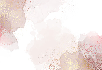 Beige quartz geode vector design watercolor frame