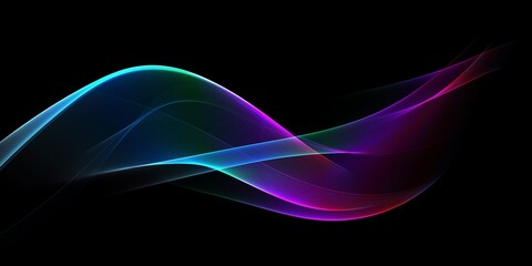 Fototapeta premium Awesome colorful wave abstract background 