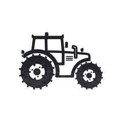 tractor simple design vector illustration