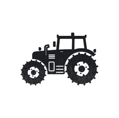 tractor simple design vector illustration