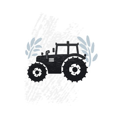 tractor simple design vector illustration