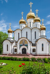 St. Nicholas Cathedral. Summer landscape. Pereslavl-Zalessky.