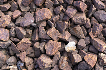 granite stone chips with a railway track color.