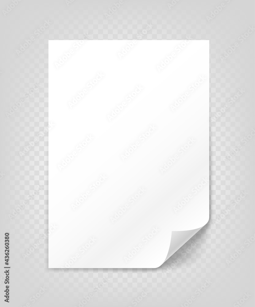 Poster white a4 format paper sheet on a table vector mockup