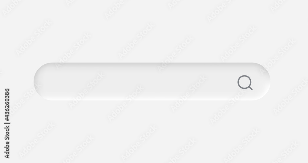 Poster web search bar vector illustration