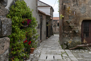 Fototapeta na wymiar Borgo di Caserta vecchia