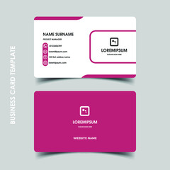 Modern business card template design. With inspiration from the abstract. Vector illustration. 