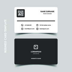 Modern business card template design. With inspiration from the abstract. Vector illustration. 