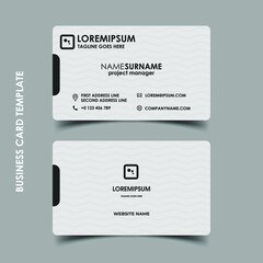 Modern business card template design. With inspiration from the abstract. Vector illustration. 