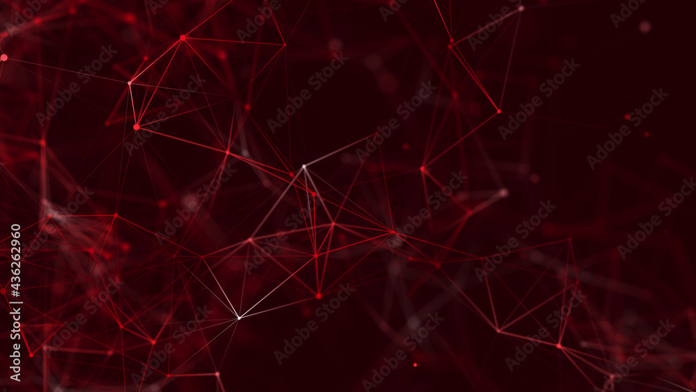 Poster abstract digital connection dots. technology background. network connection structure. plexus effect