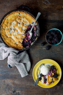 Blackberry cobbler 