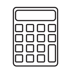 School student concept: calculator icon. Vector Illustration. EPS10