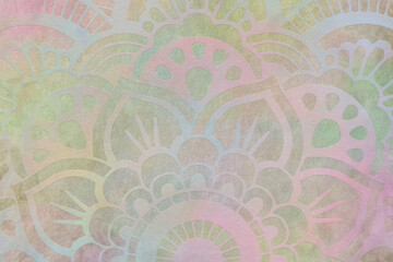 Old paper background. Painted illustration. Grunge template for design. Watercolor background texture for business. Blank. Aged wallpaper for card. Vintage. Handmade textured backdrop.
