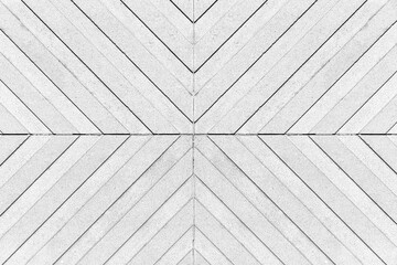 Obraz premium Exterior white ceramic floor tile with line patterns texture and background seamless