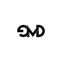 emd letter original monogram logo design