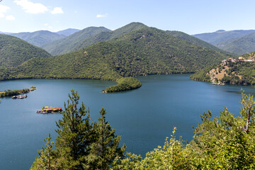 Obraz na płótnie Canvas Amazing ladscape of Vacha Reservoir, Bulgaria