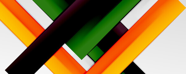 Color abstract lines trendy geometric background for business or technology presentation, internet poster or web brochure cover, wallpaper