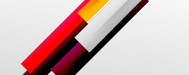 Multicolored lines background. Design template for business or technology presentations, internet posters or web brochure covers