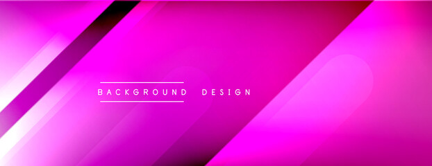 Dynamic lines abstract background. 3D shadow effects and fluid gradients. Modern overlapping forms