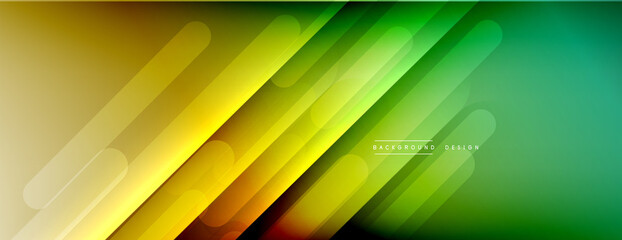 Dynamic lines abstract background. 3D shadow effects and fluid gradients. Modern overlapping forms