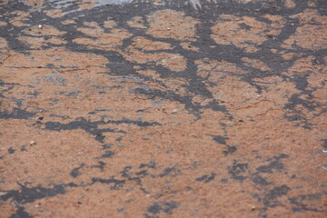 Cracked Copper Paint