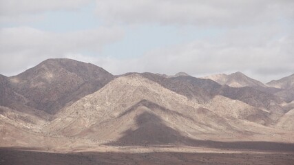 Cloudy mountains and Sky