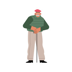 old man character