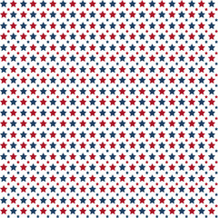  Independence Day of America seamless pattern. July 4th endless background. USA national holiday repeating texture with stars. Vector illustration