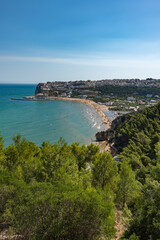 Vieste Puglia sea and town